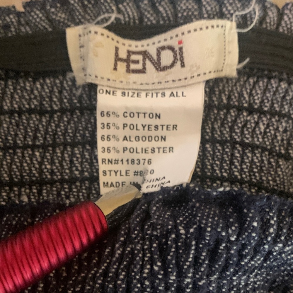 Hendi Cottage Core Cream And Blue Tiered Maxi Skirt - Picture 7 of 7